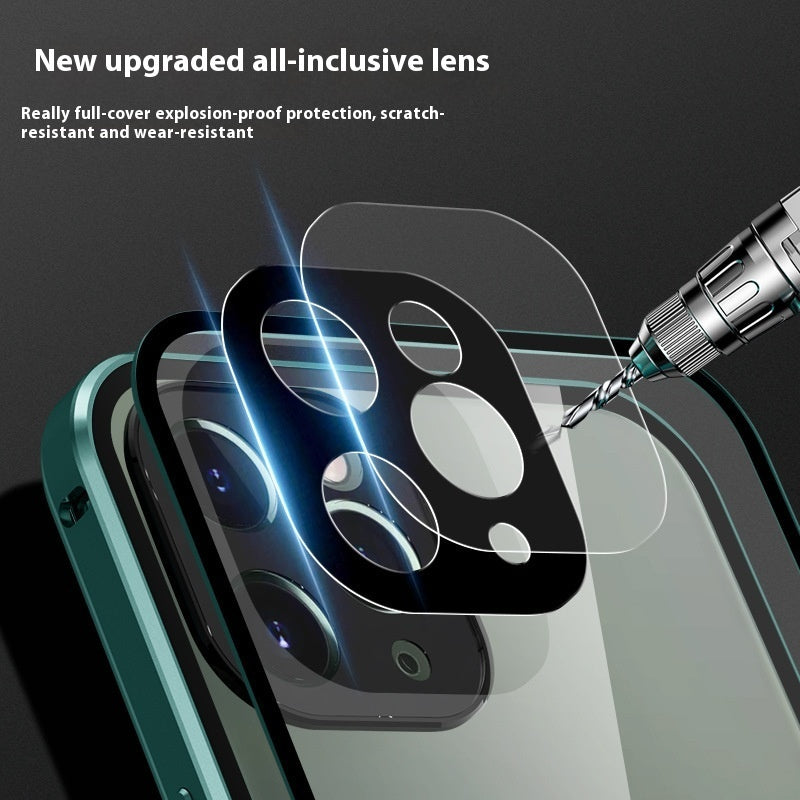 Applicable Double-sided Buckle HD Magnetic King Phone Case