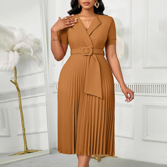 Women's Plus-Size High-Waisted Dress