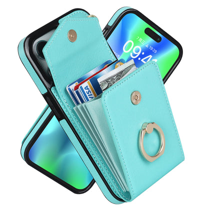 Versatile Leather Case With Multifunctional Card Insertion Phone Case
