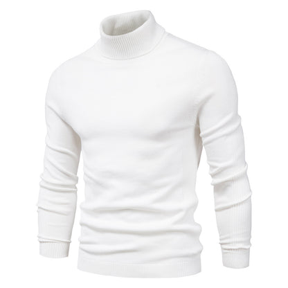 Men's Solid Color Pullover Sweater
