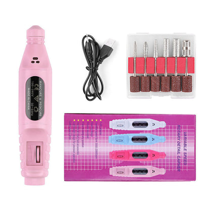 Nagelstift-Polierer, USB-Kabel, tragbar, Maniküre-Schärfer, Nagelwerkzeuge