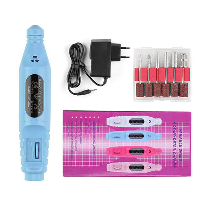 Nagelstift-Polierer, USB-Kabel, tragbar, Maniküre-Schärfer, Nagelwerkzeuge