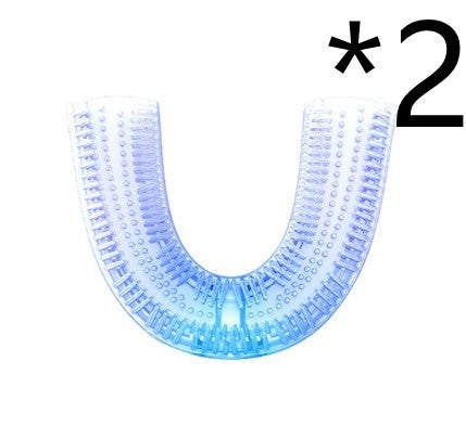 360 Grad intelligente automatische elektrische Zahnbürste, wasserdicht, U-Typ-Zahnbürste, Aufhellung, blaues Licht, USB-Aufladung 
