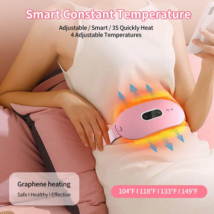 Womon Frauen während der Menstruation, Heizkissen, Massagegürtel, Bauchmassagegerät, Warm Palace, elektrisches Schmerzlinderungsgerät